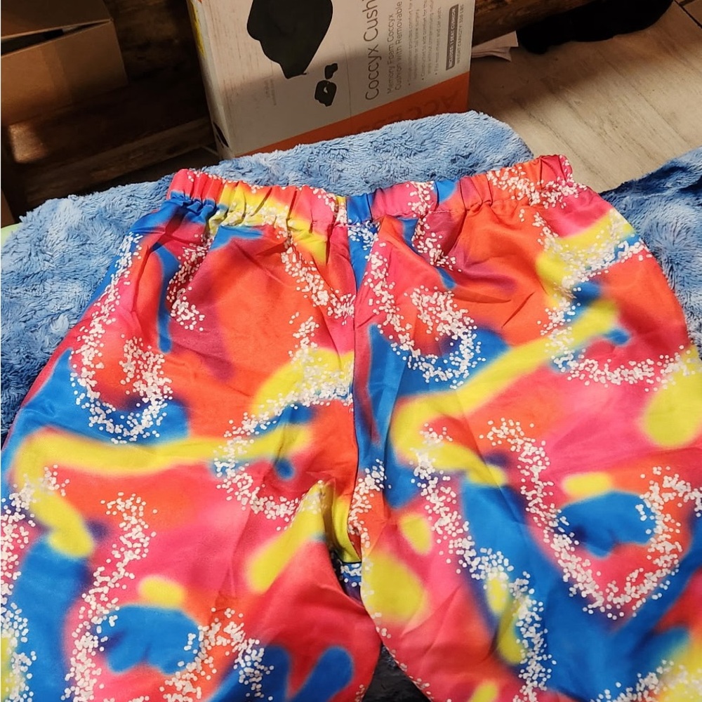Vibrant Multicolor Tie-Dye Pants